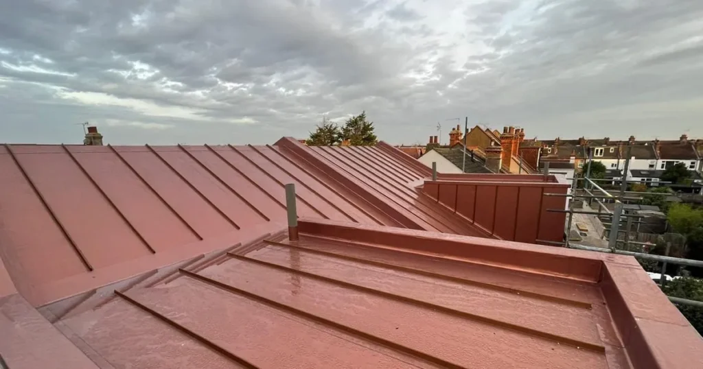 Installation of Single-ply roofing by Dayton Commercial Roofing