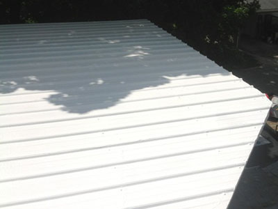 weather proof sheet metal roofing
